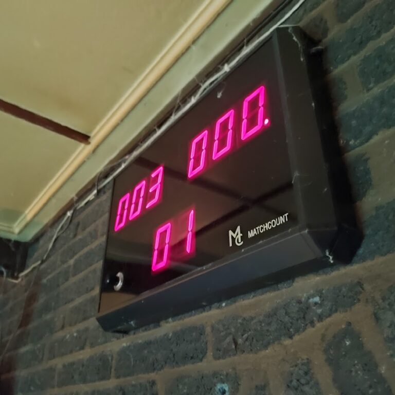 Biljartscorebord in Café 't Anker